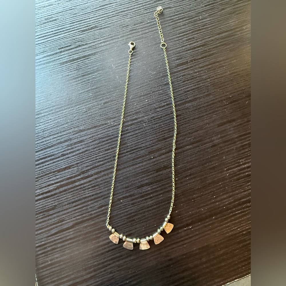 Silpada sterling silver necklace with hematite beads